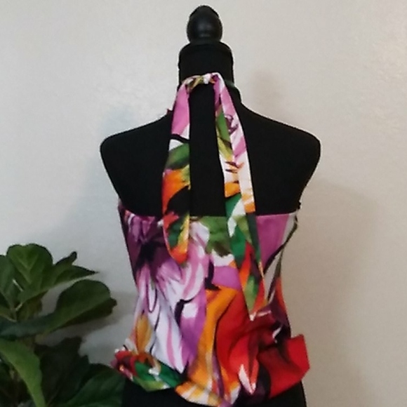 💛💛Judy knapp halter blouse - Picture 4 of 4